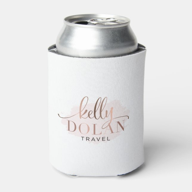 Simple Add A Logo QR Code Promotional Can Cooler (Can Front)