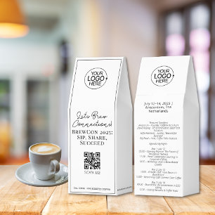 Simple Add Logo Black and White Business Event Roasted Coffee