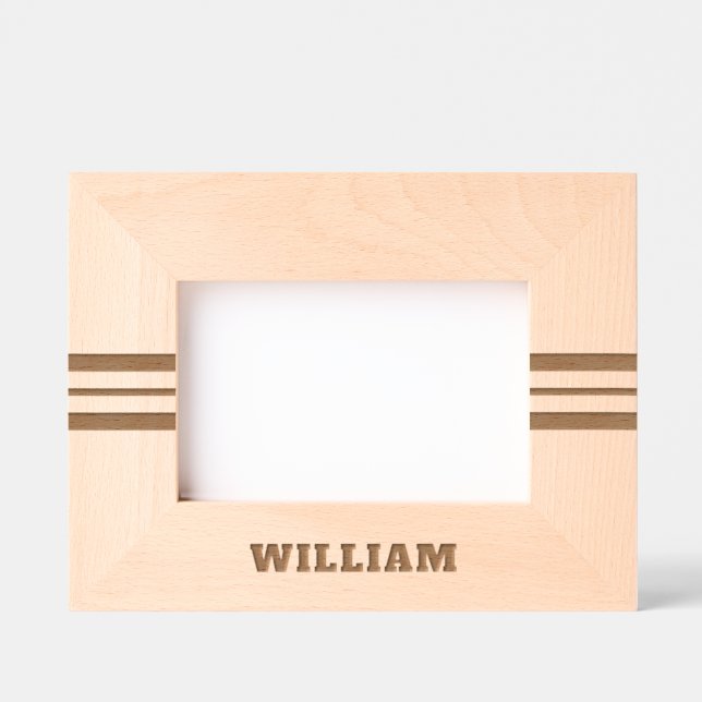 Simple Add Name Engraved Frames (Front)