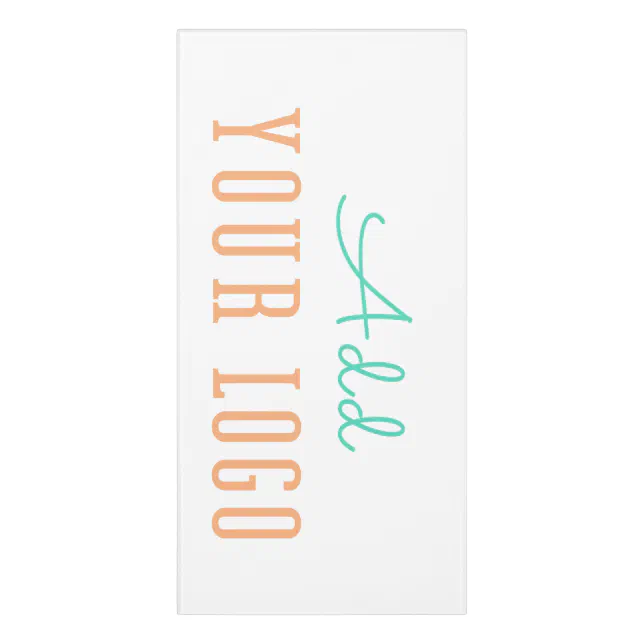 Simple Add Your Large Logo Door Sign Zazzle
