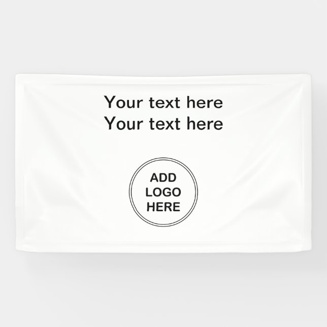 Simple Add Your Logo Banner (Horizontal)