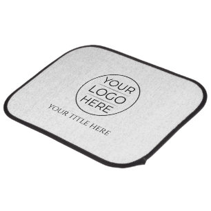 Simple Add Your Logo Business Car Floor Mat