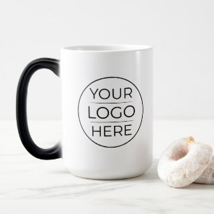 Simple Add Your Logo Business Color Morph Mug