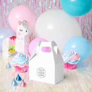 Simple Add Your Logo Business Favor Boxes