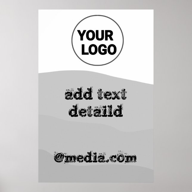 Simple add your logo poster (Front)