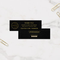 Simple Add Your Logo Thank You Enclosure Black