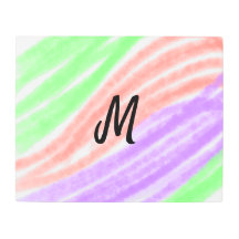 Simple add your name text Customize monogram Poste