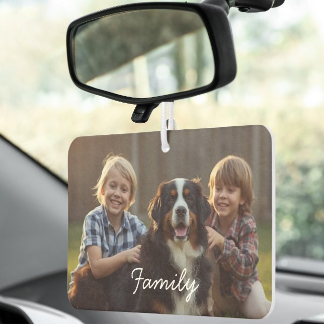 Simple Add your Own Photo Personalize Air Freshener (Creator Uploaded)