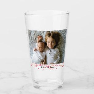 simple add your photo text colorful stars texture  glass