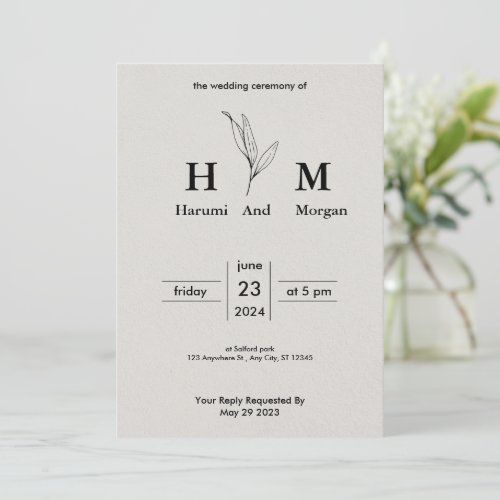 simple affordable Wedding Invitations