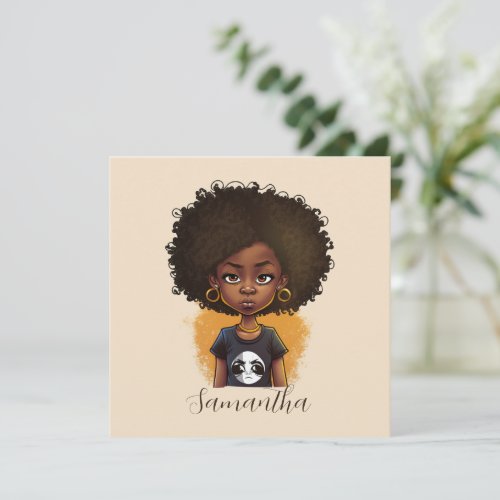 Simple Afro Woman