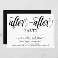 Simple After After Party Divorce Party