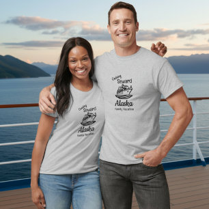  Simple Alaska Family Vacation T-Shirt Personalize