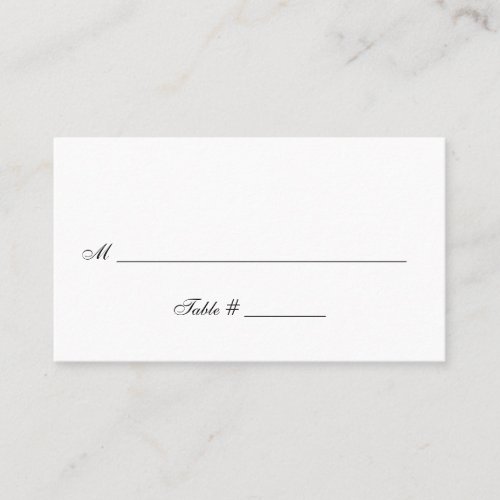 Simple, All Occasion - Table Assignment Cards Business Cards