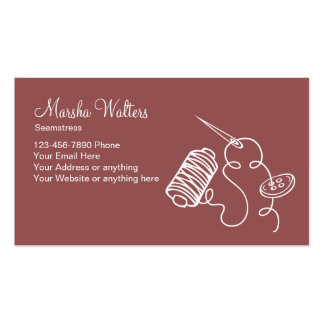 Seamstress Business Cards & Templates | Zazzle