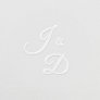 Simple Ampersand Elegant Calligraphy Monogram Embosser