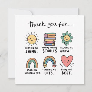 Simple And Beautiful Thank You Card