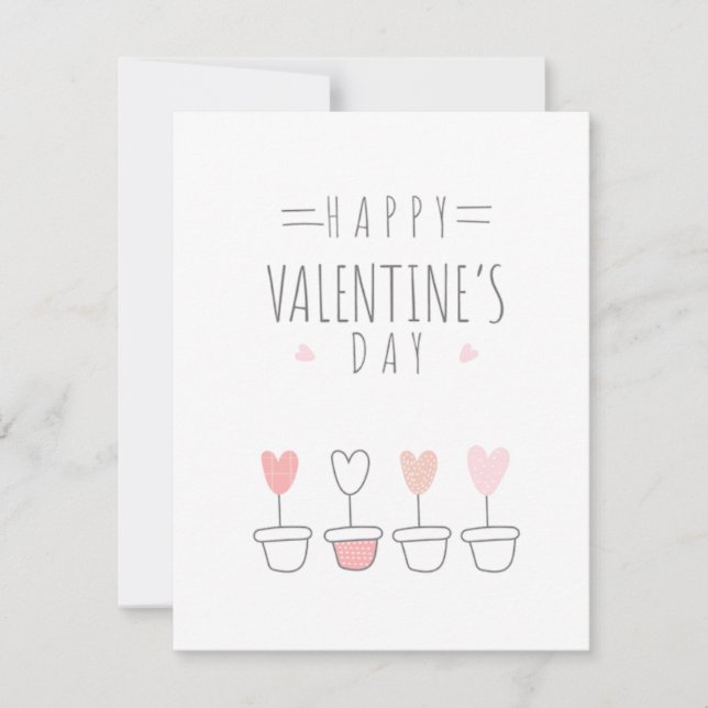 simple and beautiful valentines day card (Front)