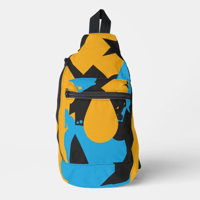 Simple and Bold Tears Sling Bag (Front)