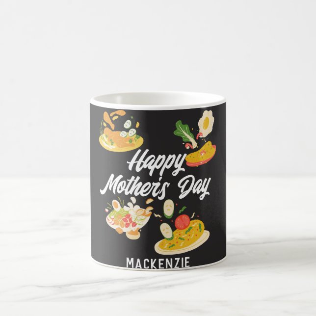 Simple and chic | Mother Days Gift  Food Theme Coffee Mug (Center)