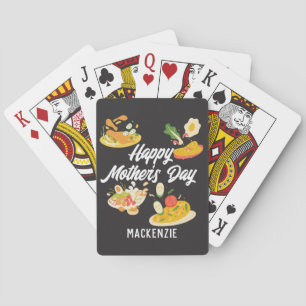 Simple and chic   Mother Days Gift  Food Theme Poker Cards