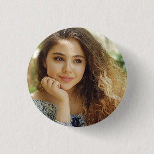 Simple and Chic Personalized Photo Button