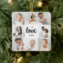 Simple and Chic Photo Collage | Love with Heart Ceramic Ornament