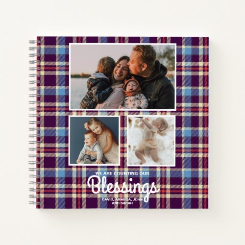 Simple and Chic Photo Collage  Love with Heart Notebook