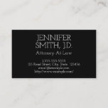 [ Thumbnail: Simple and Classy Attorney-At-Law Business Card ]