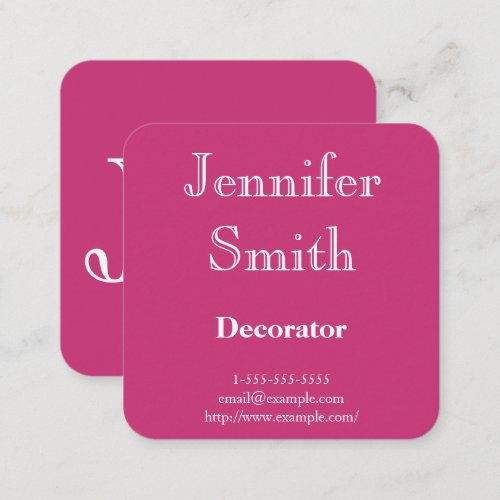 Simple and Classy Decorator Business Card