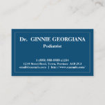 [ Thumbnail: Simple and Classy Podiatrist Business Card ]