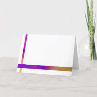 Simple and Colorful Design Thank You Card