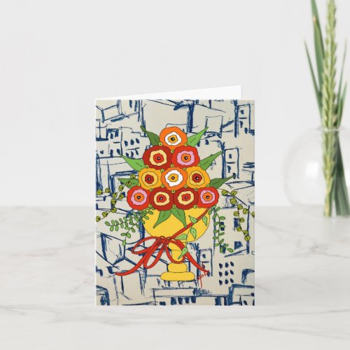 Simple and colorful Note Card Note Card