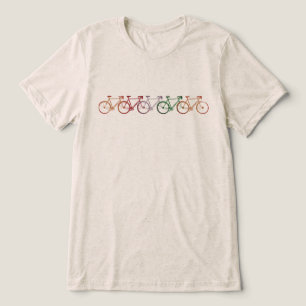 Simple and Cool Five Bikes  Tri-Blend Shirt
