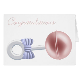 Simple and Elegant Baby Card