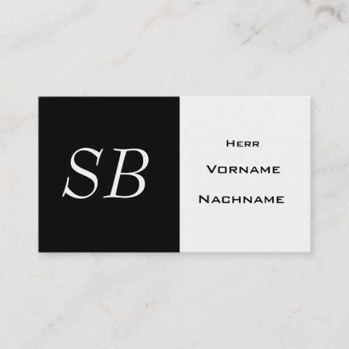 Simply and elegantly business card template