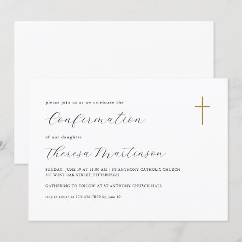 Simple and Elegant Calligraphy Confirmation
