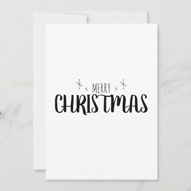 Simple and Elegant Christmas Card (Front)