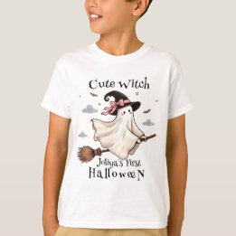 Simple and Elegant Cute witch first Halloween T-Shirt
