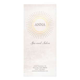 Simple and Elegant Hair Salon and Spa Menu