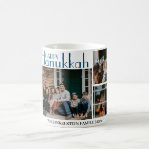 Simple and Elegant Hanukkah family 3 photo Coffee Mug