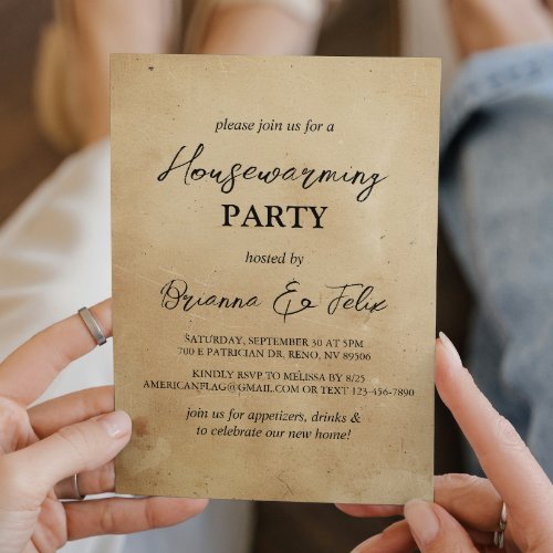Simple and Elegant House Warming Party Invitation