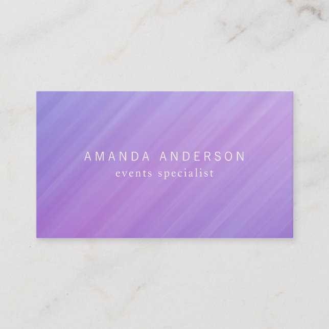 Simple and Elegant Minimalist | Business Card (Front)
