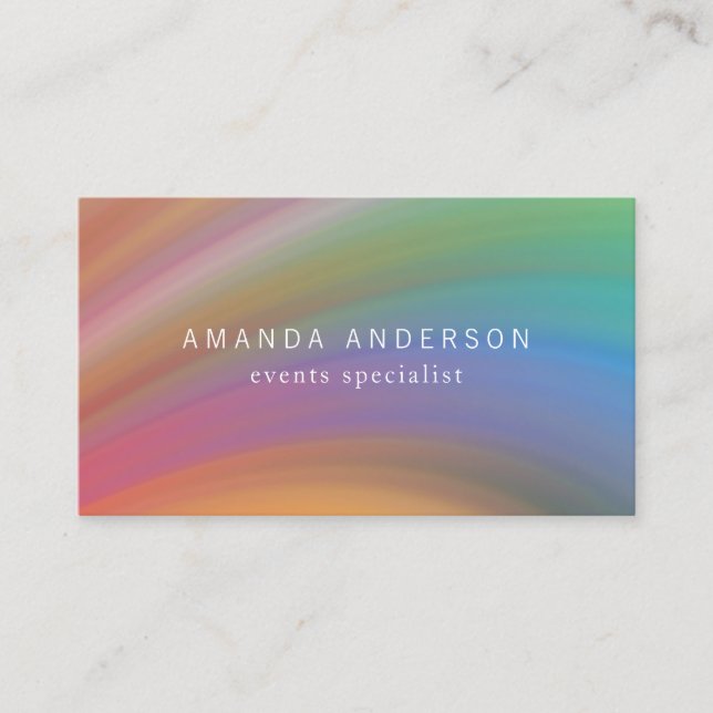 Simple and Elegant Minimalist | Business Card (Front)