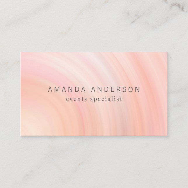 Simple and Elegant Minimalist | Business Card (Front)