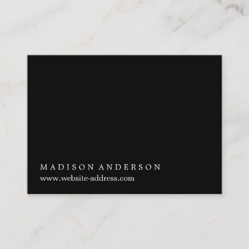 Simple and Elegant Modern Professional Business Card