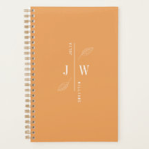 Simple and Elegant Monogram Indian Yellow