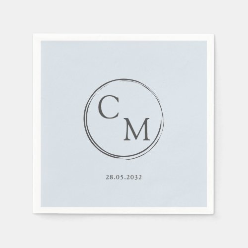 Simple and elegant monogram Serviette Napkins