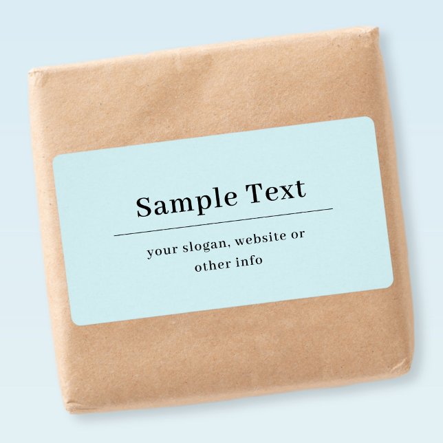 Simple and Elegant Text Template | Light Blue Label (Creator Uploaded)