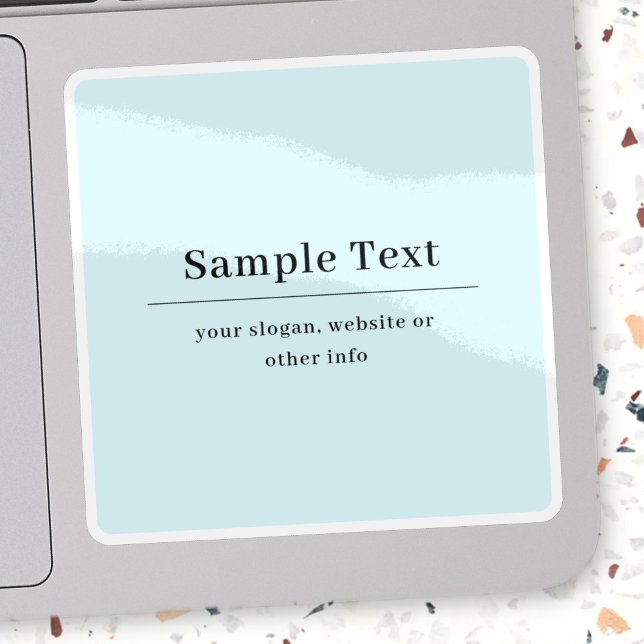 Simple and Elegant Text Template | Light Blue Sticker (Creator Uploaded)